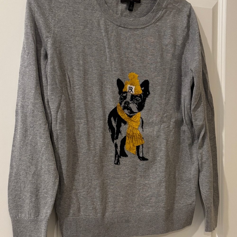 Banana Republic Gray Knit Top